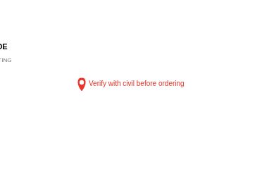 A red pin on the sample sheet with the note verify with civil before ordering beside it.